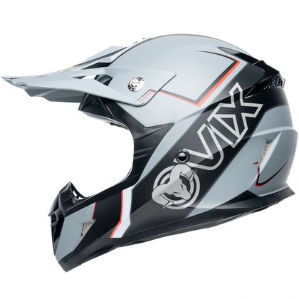 Casque cross Ovix DIRTY LAZY 2024 - Gris / Noir
