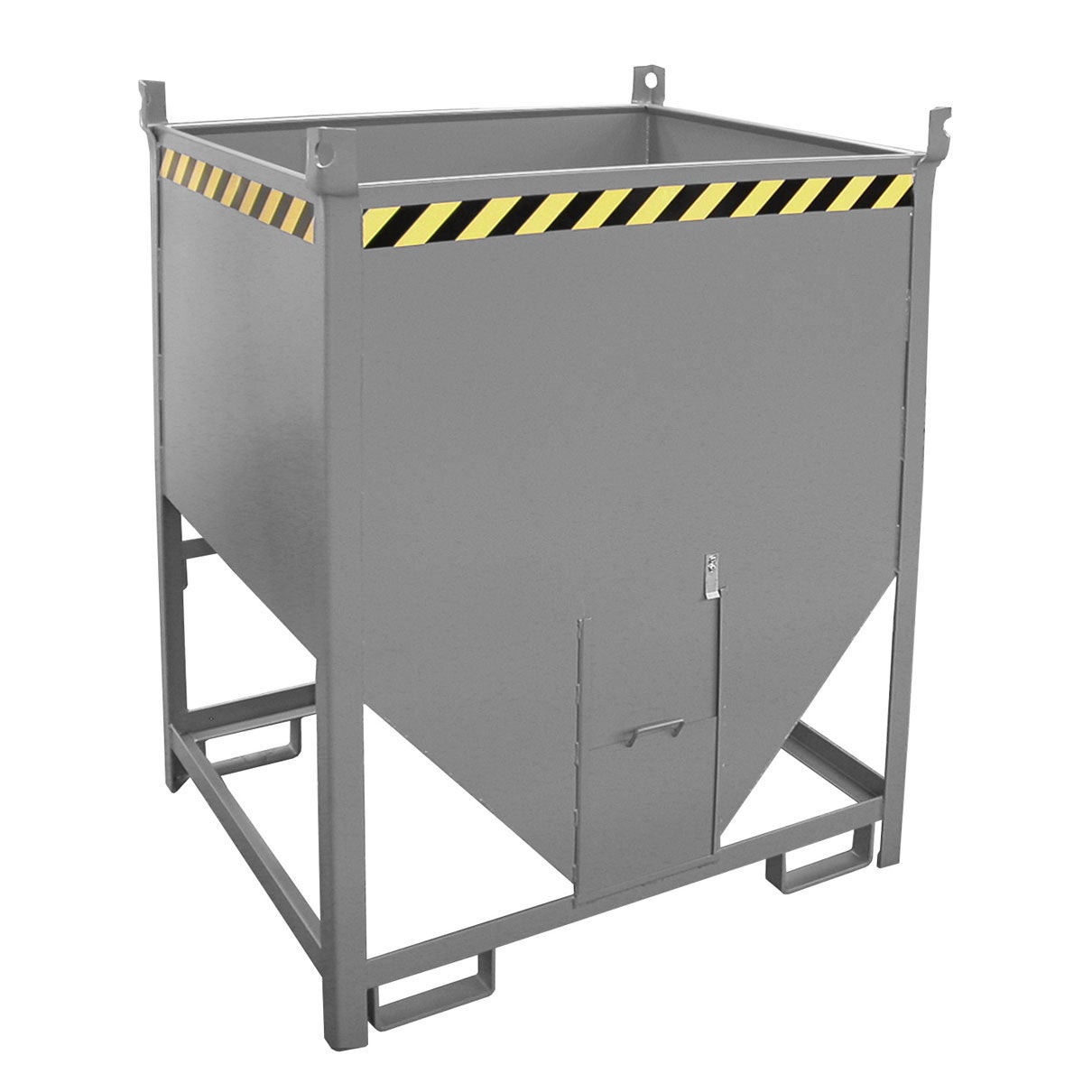 Bauer SGS 100 silocontainer, gelakt, muisgrijs