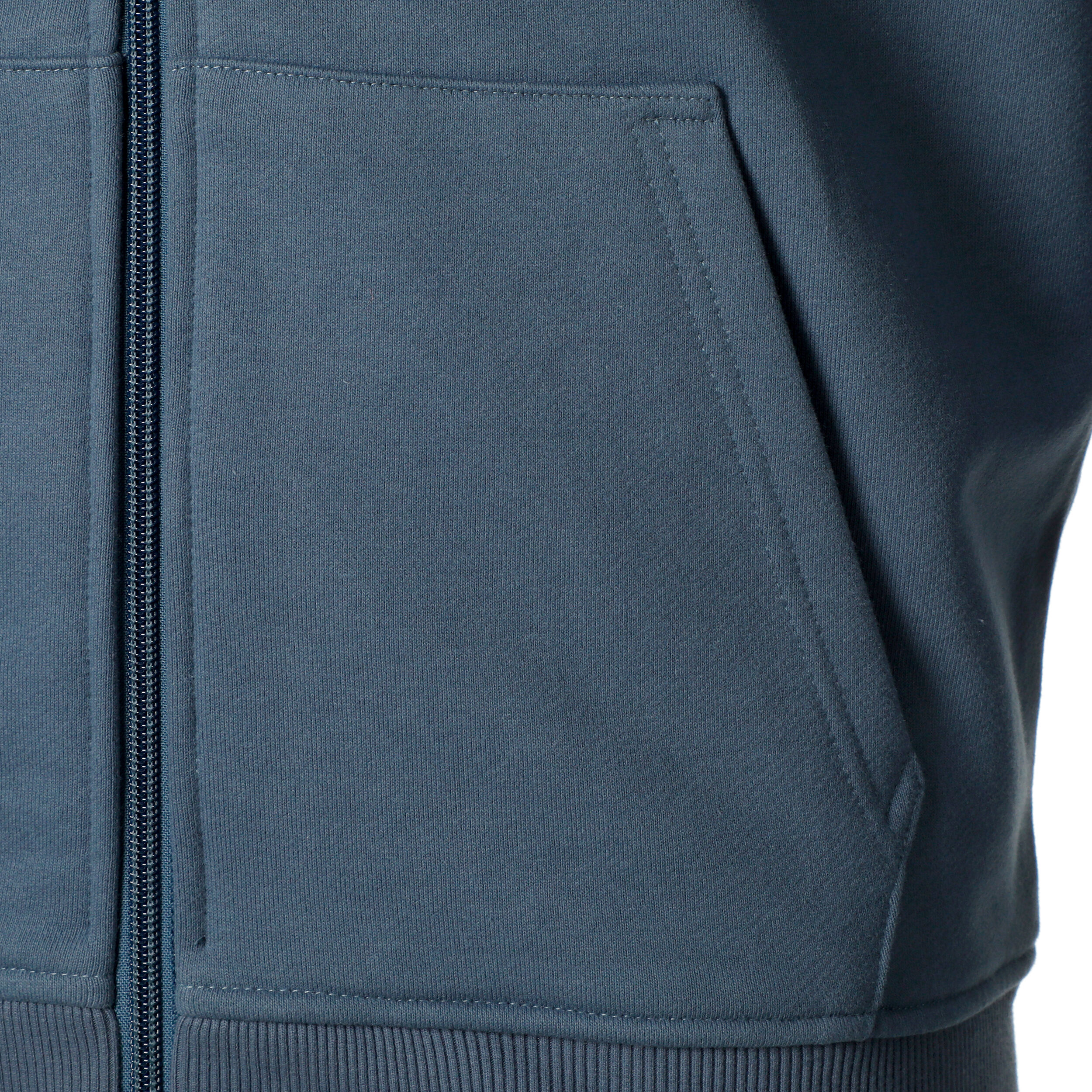 Quiet Please Linear Gilet En Coton Hommes - Bleu