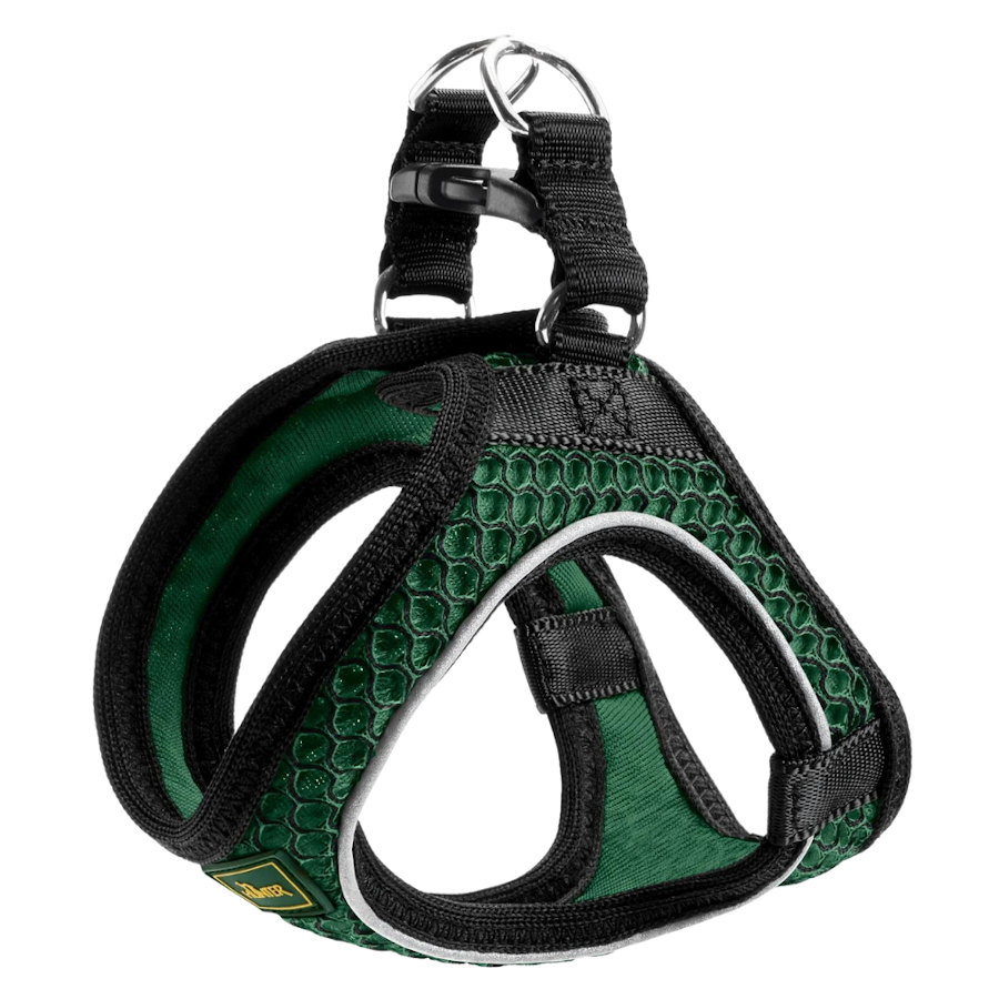 Coleira para cães Hunter Hilo Comfort verde-escura