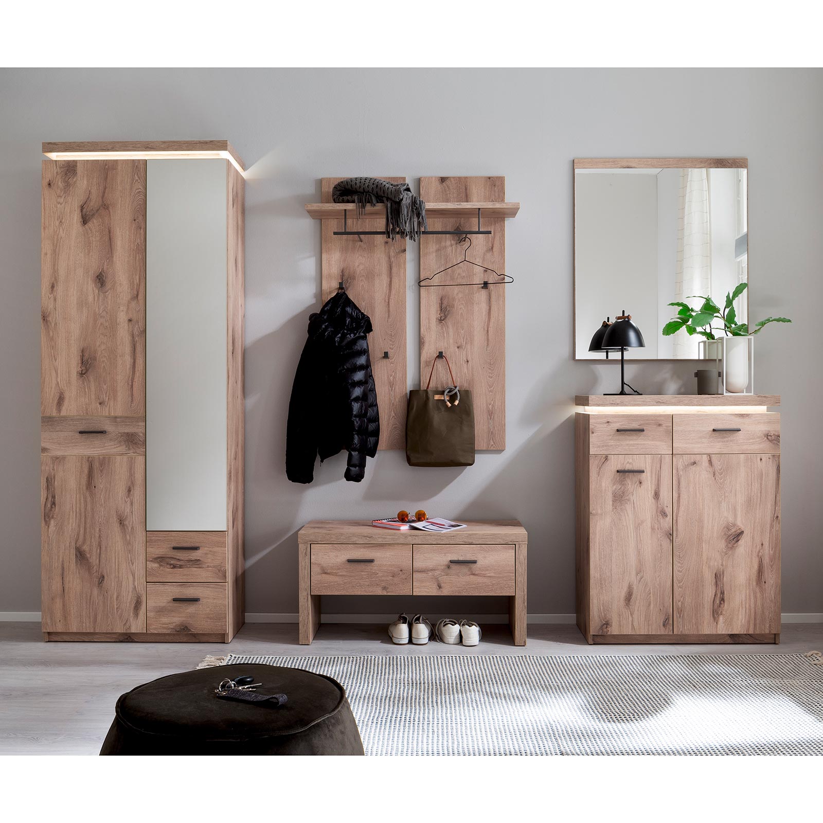 Spiegel - Viking Oak - 75x87 cm