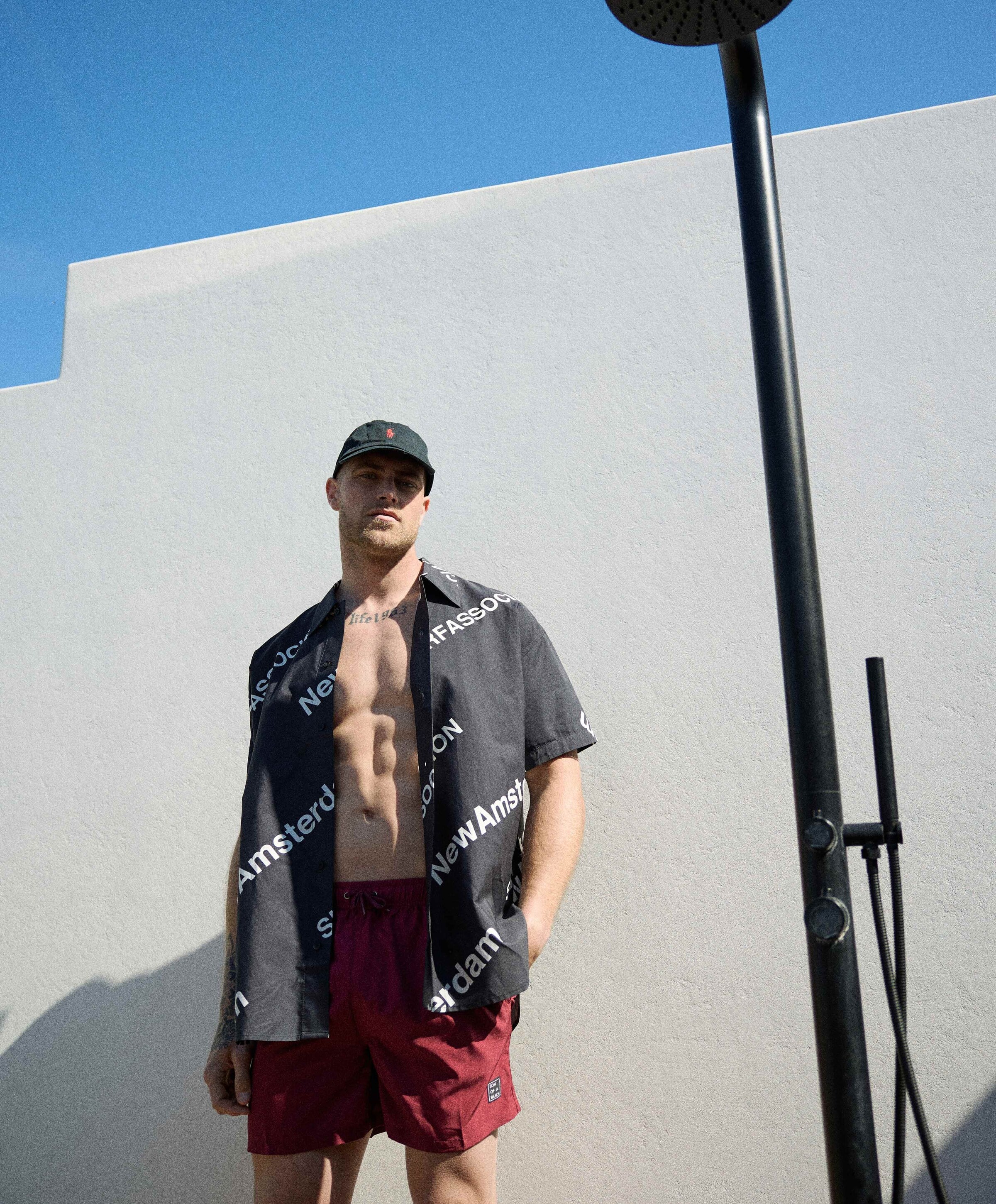 Son of a Beach Heren zwemshort bordeaux