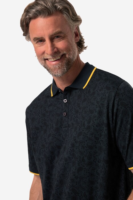 Boston Park Poloshirt, Halbarm, Paisley, bis 84/86
