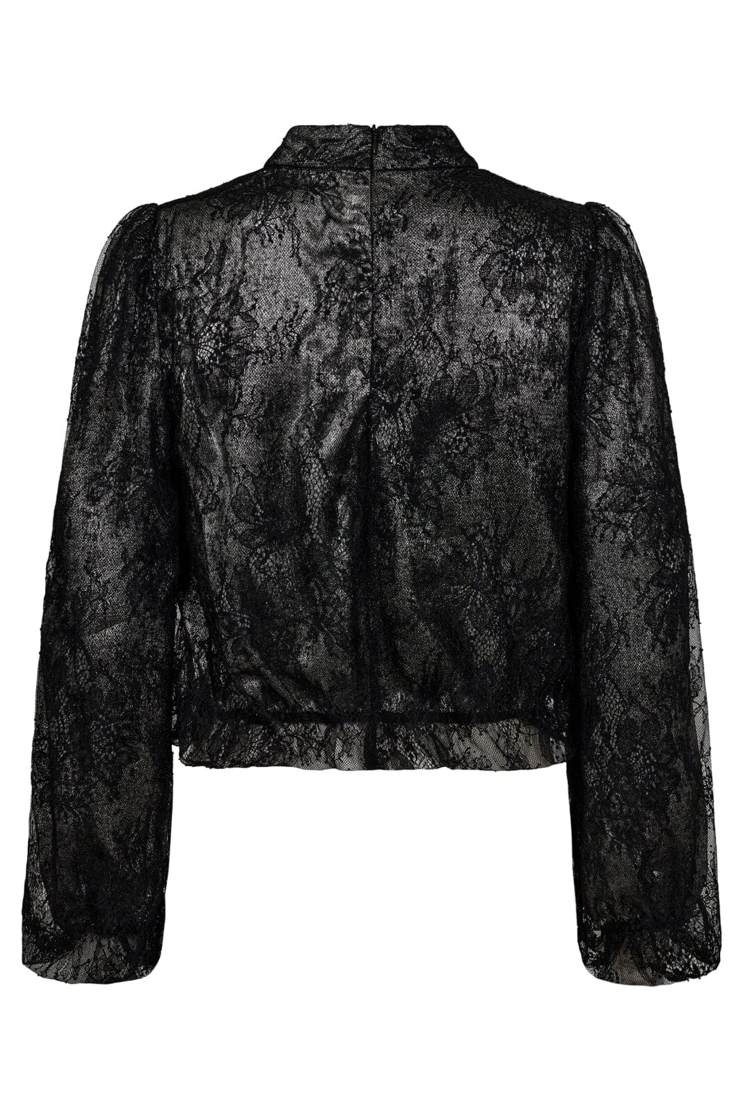 Co´Couture Similicc Lace Balloon Blouse 35636 96 black