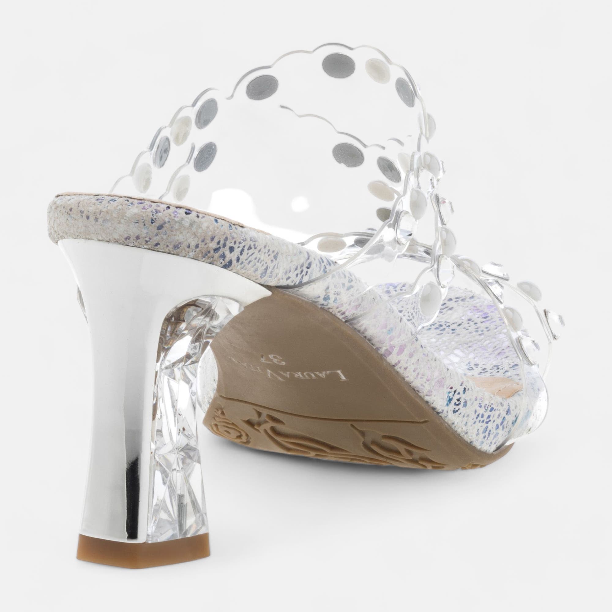 Mules à talon Femme blanc