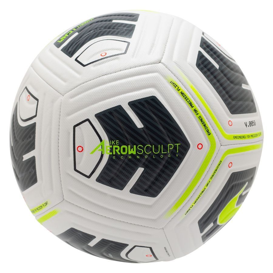 Nike Ballon Academy Team - Blanc/Noir/Jaune Fluo