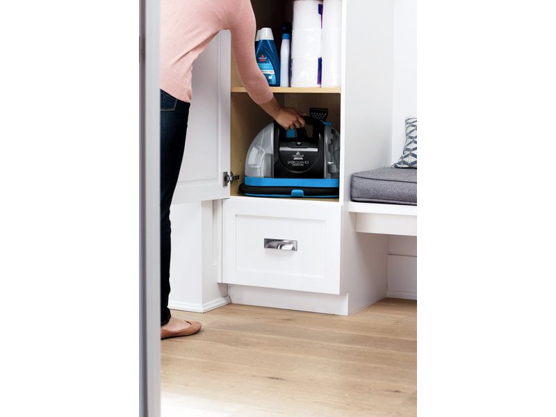 BISSELL Waschsauger SpotClean C3 Essential Schwarz/Blau Teppich- und Polsterreiniger