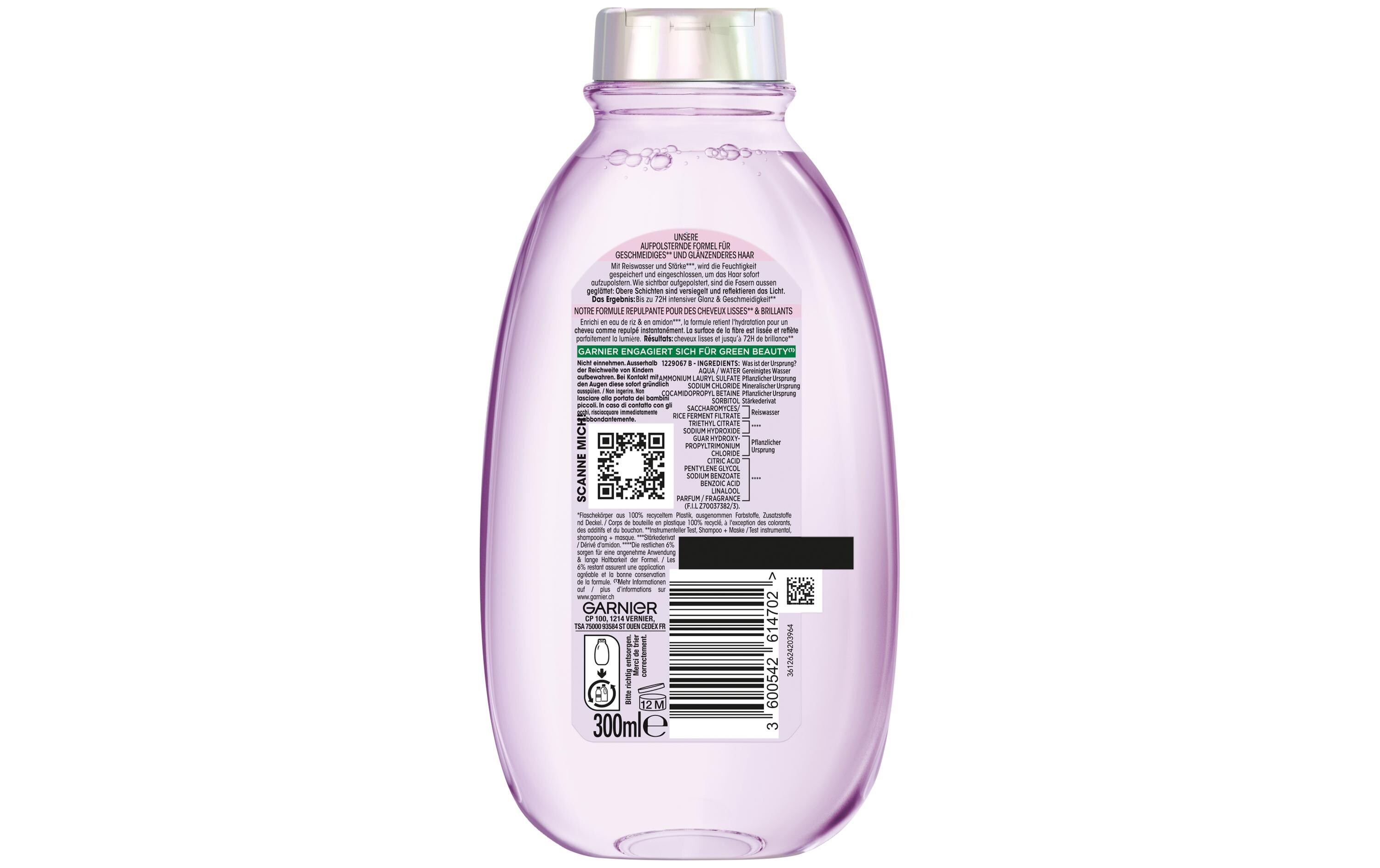 Shampoo Ultra Doux Rice Water 250 mlHaarshampoo für lichtreflektierenden Glanz und seidige Geschmeidigkeit