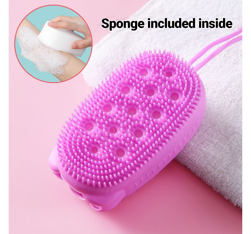Porcini - Siliconen Lichaamsscrubber / Set