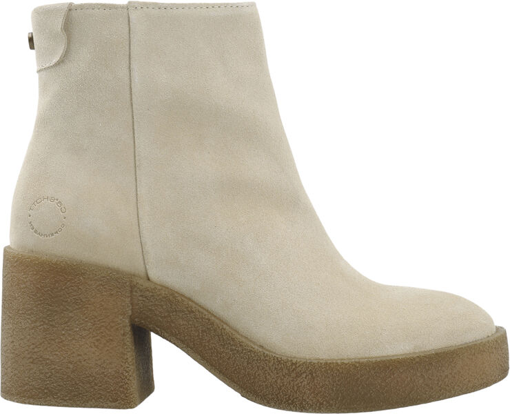 Cashott CASEMILY Zip Boot Suede Beige