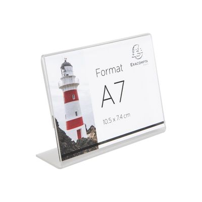 Exacompta - 10 Présentoirs double face pour 105 x 74 mm