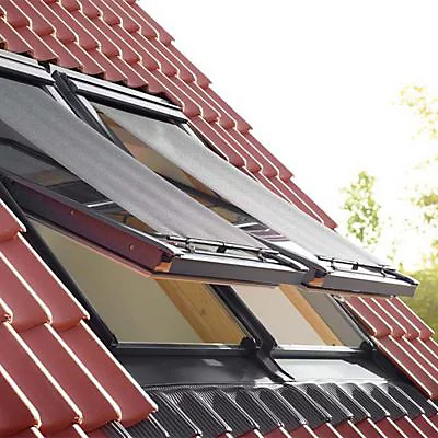 Store extérieur fenêtre de toit Velux MHL 5060 UK00 gris