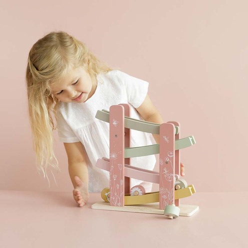 Circuit en bois Rose - LITTLE DUTCH