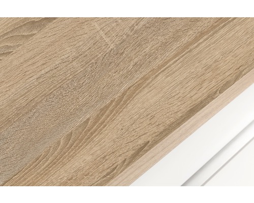 Held Furniture keukenblok zonder apparatuur Milan 390 cm grijs hoogglans gedemonteerd omkeerbaar model 636.1.6211