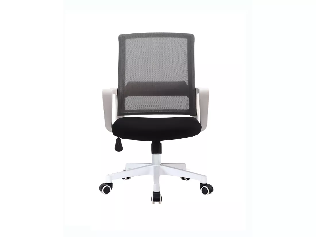 Chaise de bureau en tissu Mesh - Mars - Noir