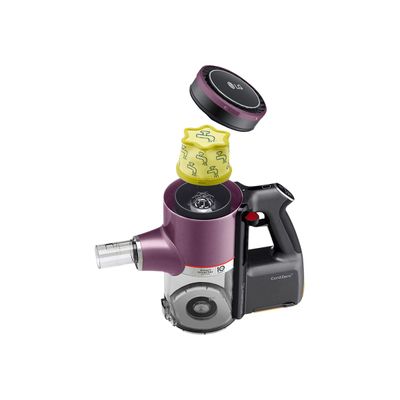 LG A9K-ULTRA1V - Aspirateur - balai/à main (2-en-1) - sans sac - 590 Watt - sans fil - 2 batteries - chargeur inclus - bordeaux