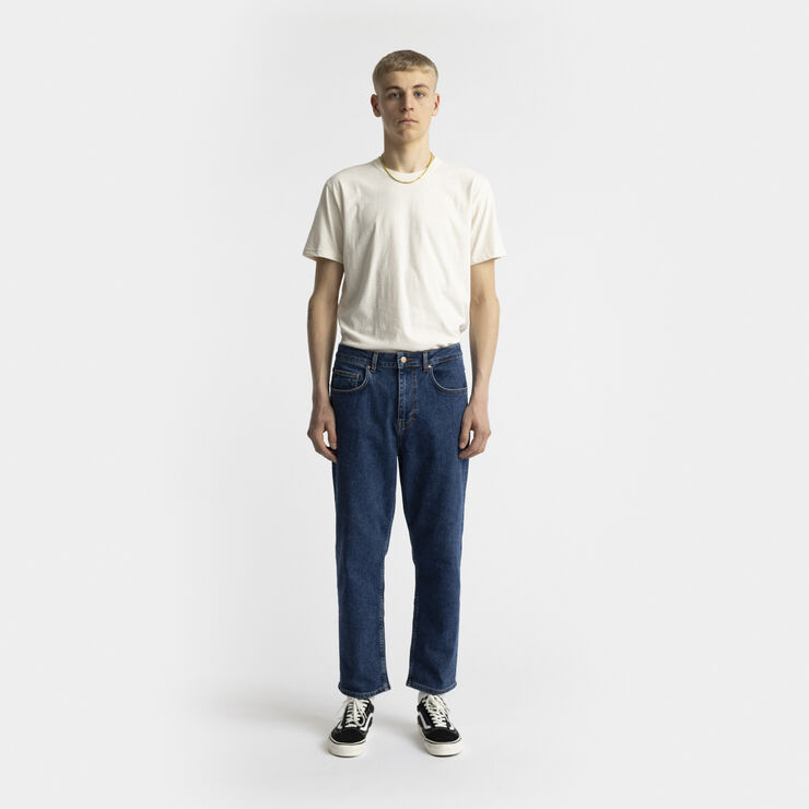 RVLT - Revolution Relaxed fitted jeans in organic cotton-stretch Dark blue