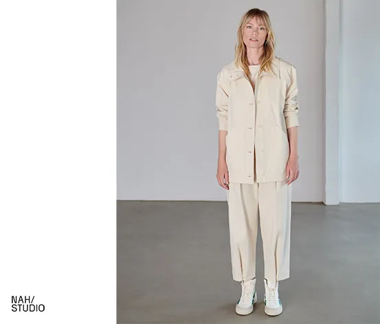 NAH/STUDIO Parka | ungefärbte Baumwolle