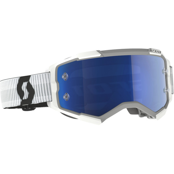 Scott - Masque Fury Blanc / Bleu