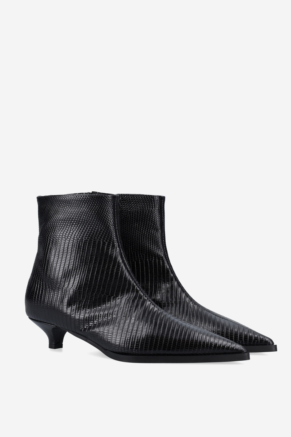 Leather ankle boots