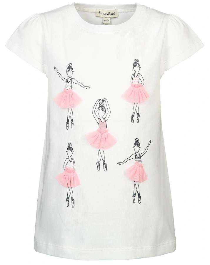 T-Shirt BALLERINA in weiß