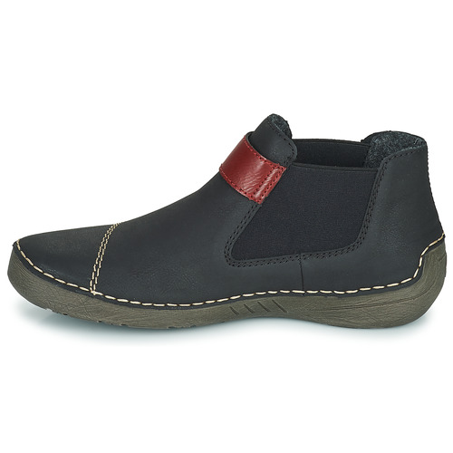 Rieker - 52578-00 - Noir / Bordeaux