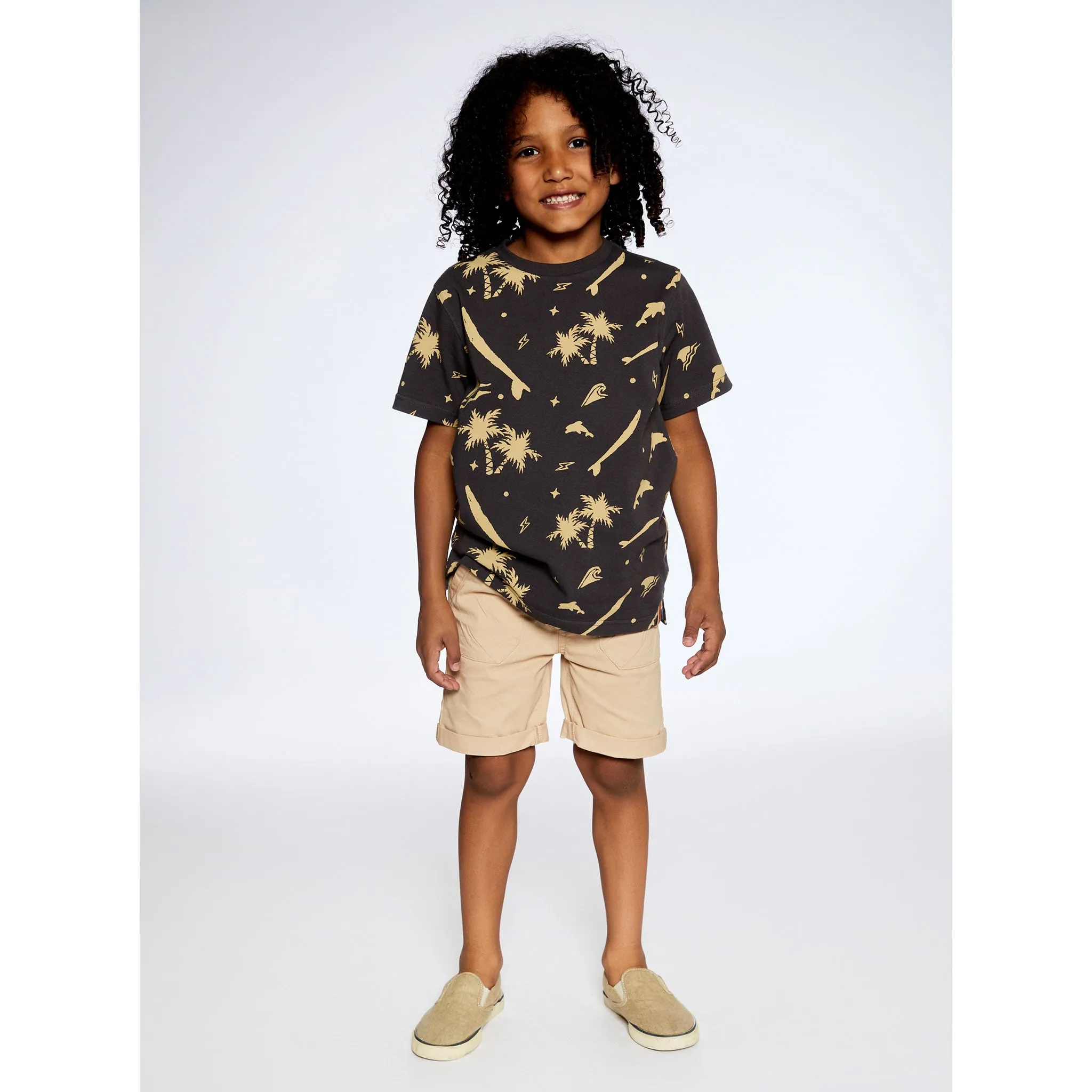 Deux par Deux T-shirt Imprimé Palmiers BOYS 3-6ans