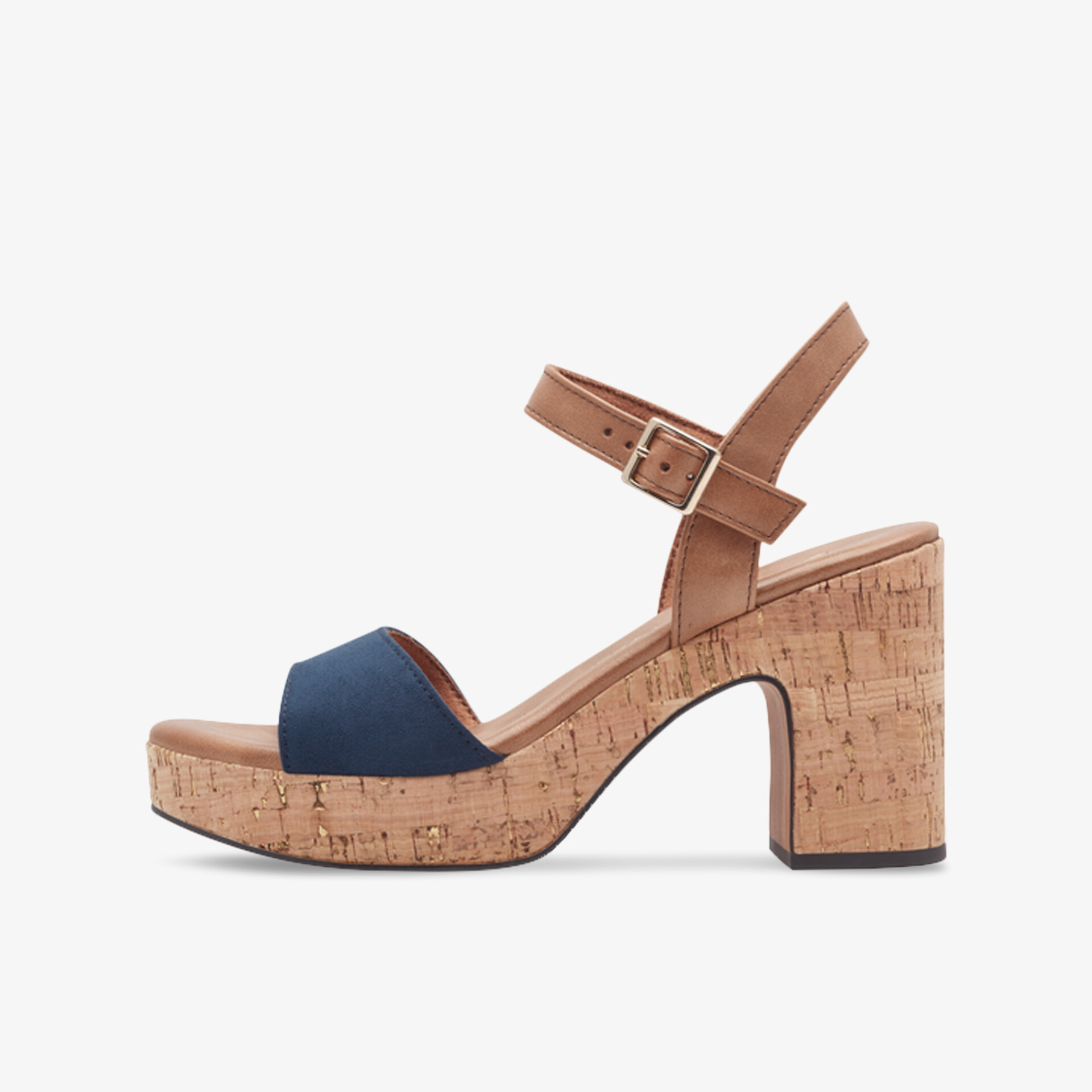 MARCO TOZZI Damen Riemchensandalen blau
