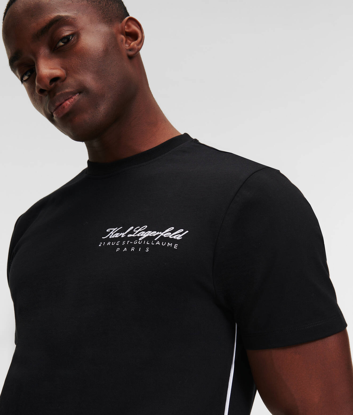 T-SHIRT LOUNGEWEAR HOTEL KARL - Noir
