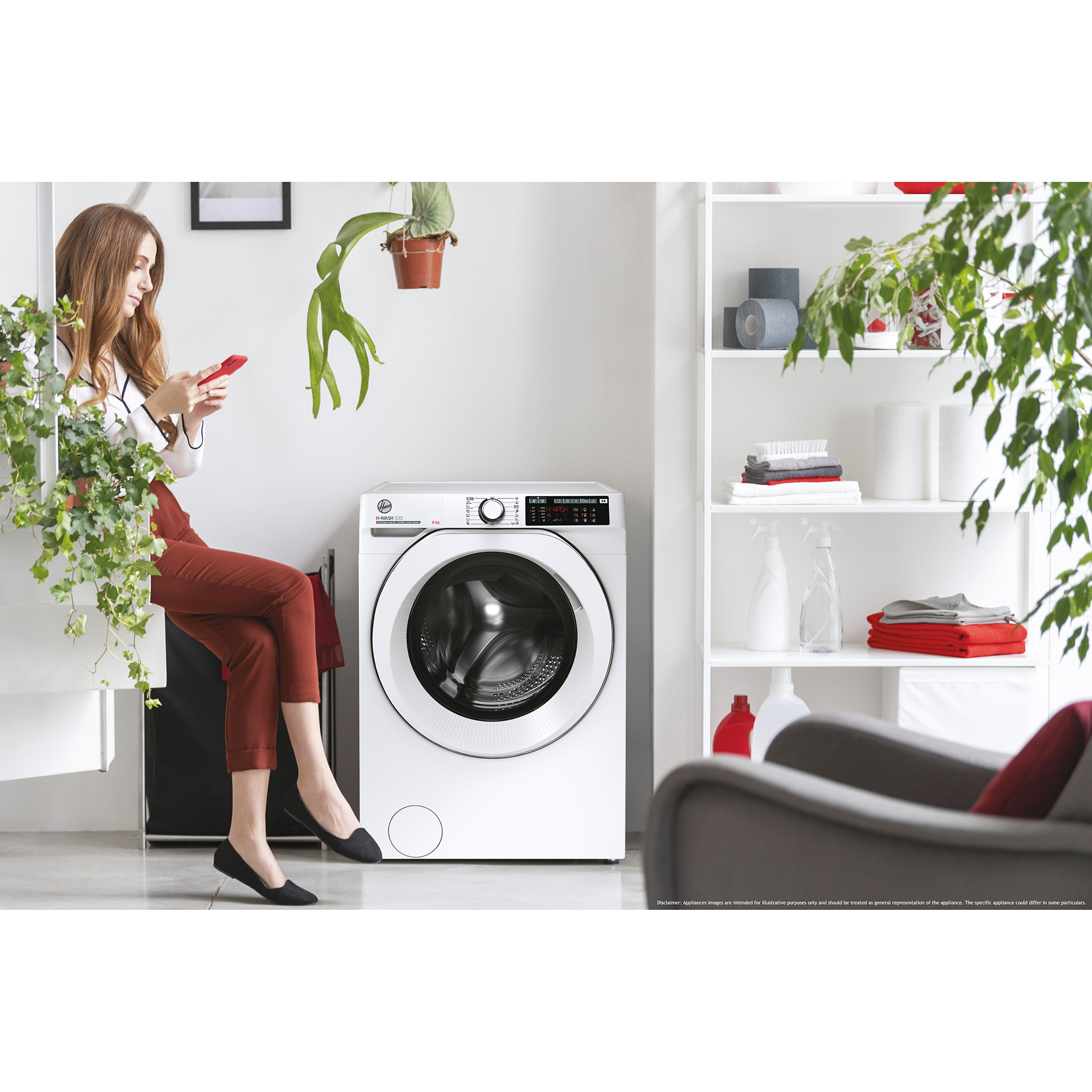 HOOVER Waschtrockner HDQ 485AMC-84 - 8/5 kg - 1400 U/min - D