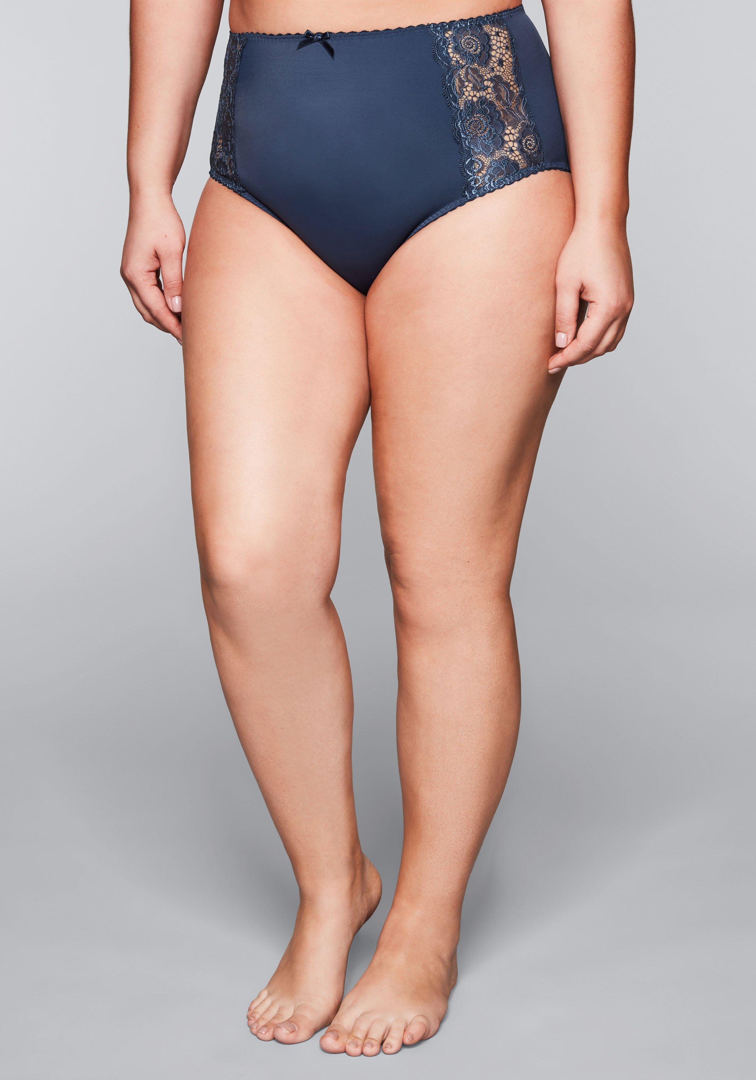 Taillenslip mit transparenter Spitze
