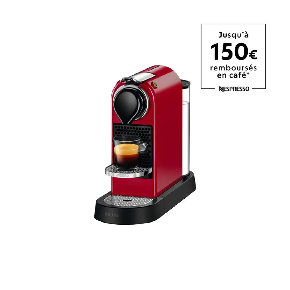 Krups Nespresso Citiz rouge