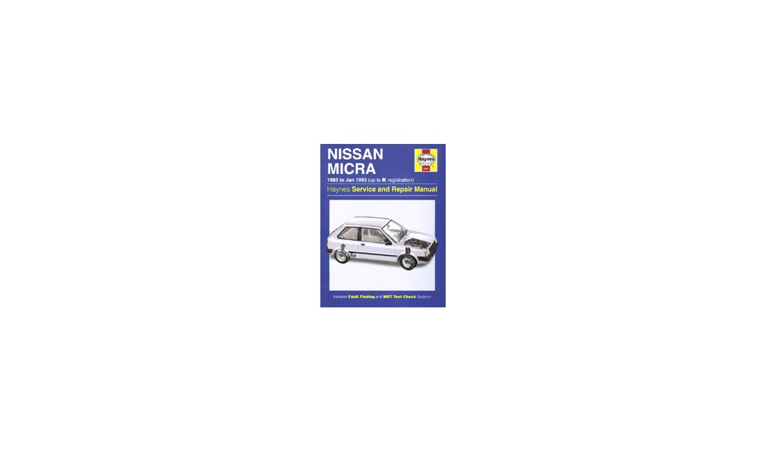 Reparationshåndbog Micra 1,0+1,2 12/82-7/92