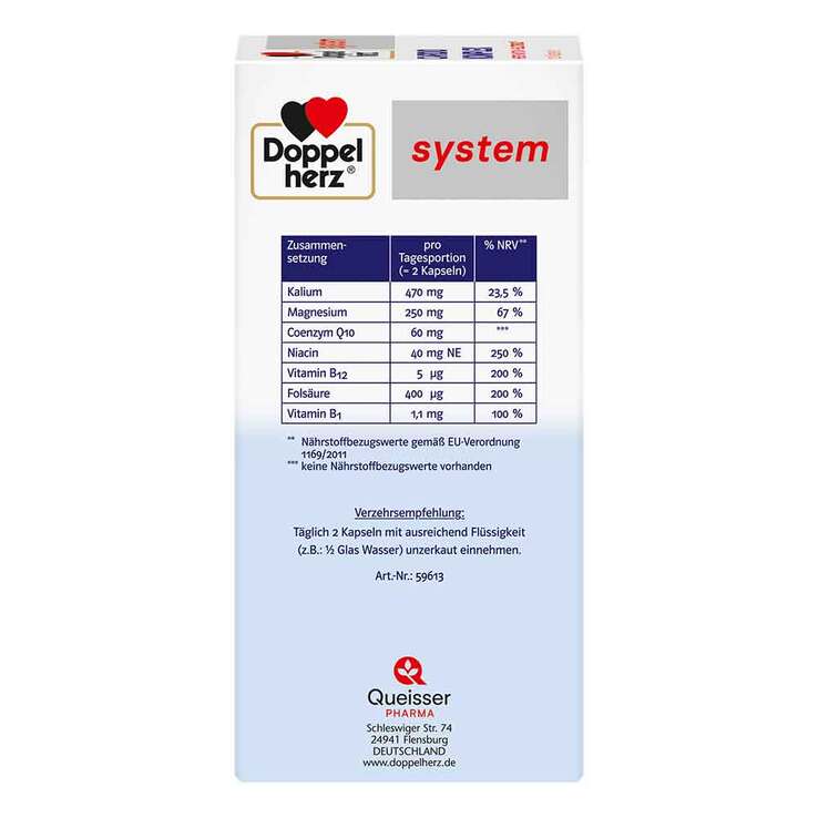 Doppelherz Cardio Komplex system Kapseln, 120 St