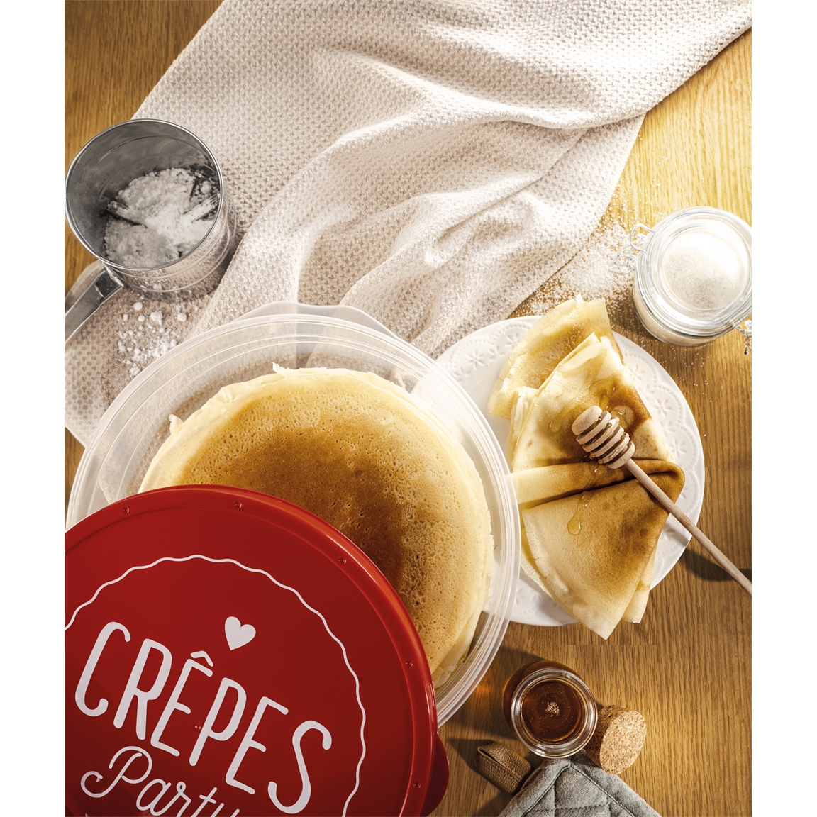 Boîte conservation crêpes