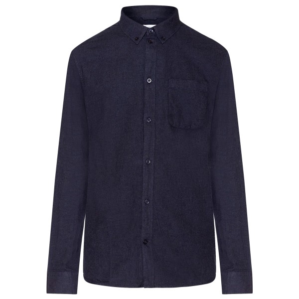 KnowledgeCotton Apparel - Regular Fit Melangé Flannel Shirt - Chemise