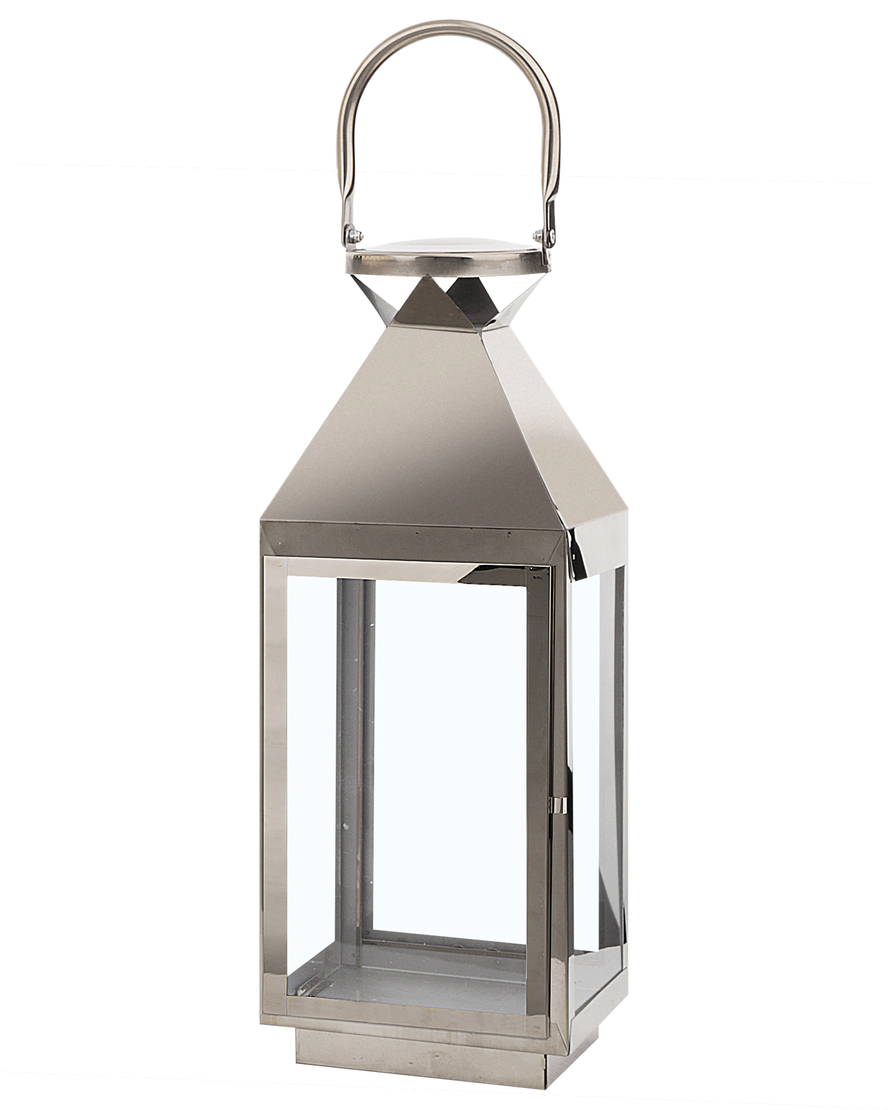 Lantaarn BALI Roestvrij staal 40 cm Zilver