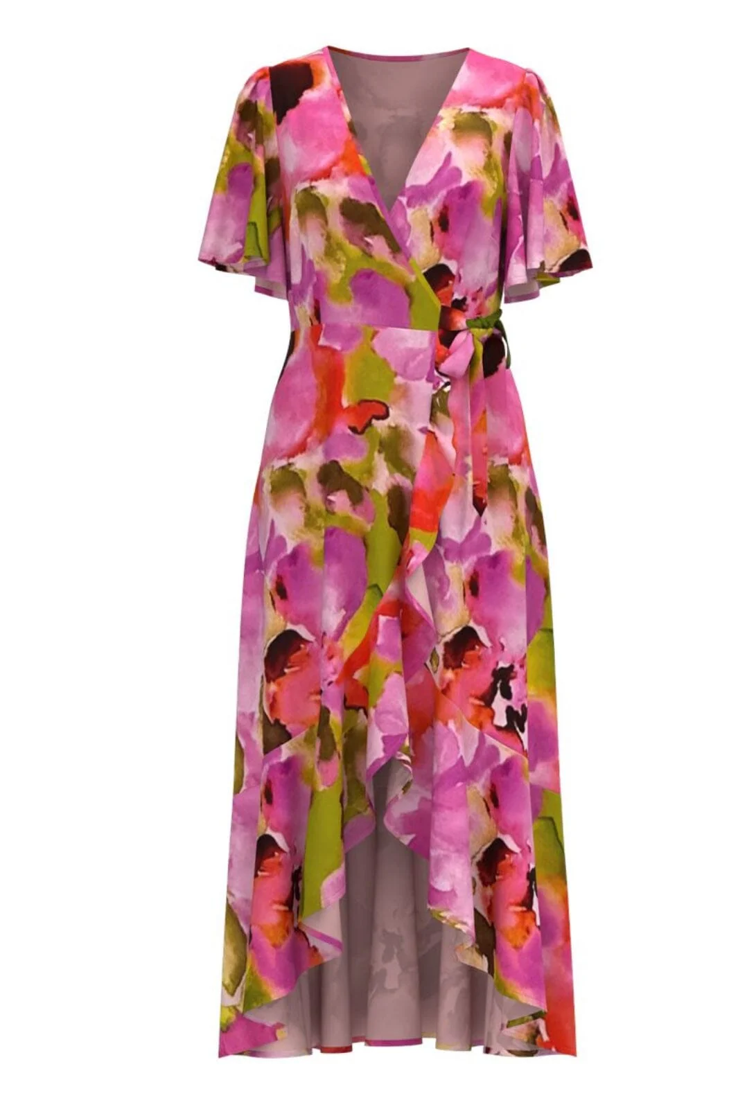 Y.A.S Yaslingo Ss Long Dress Wo Peplum
