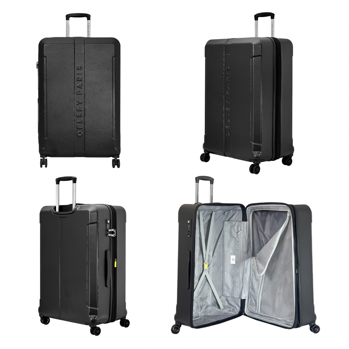 Delsey Grande valise rigide extensible Delsey Départ TSA 75cm