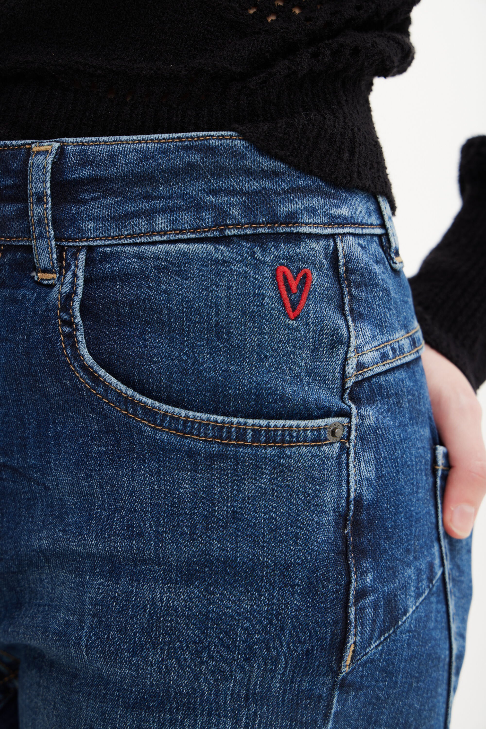 Jean skinny push-up