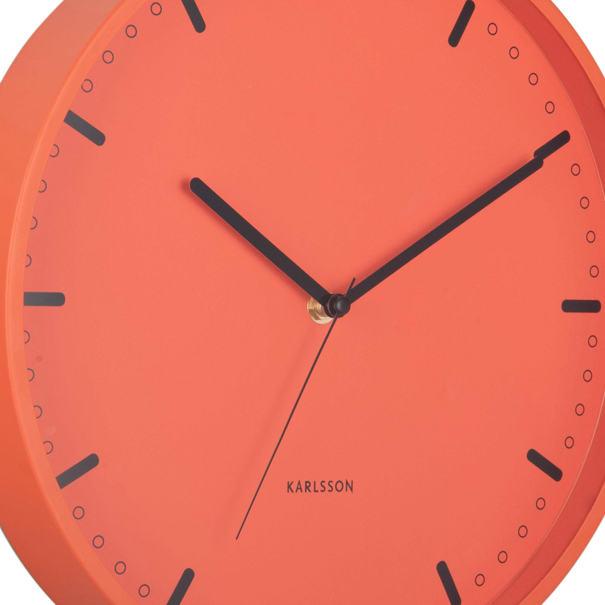 Wandklok Cool Retro Feloranje