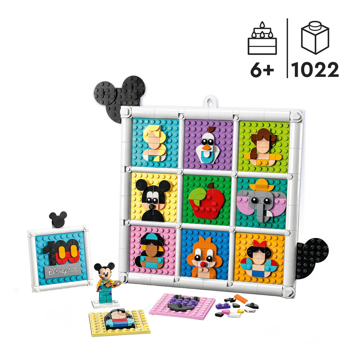 LEGO Disney43221 100 Jaar Disney Animatiefiguren