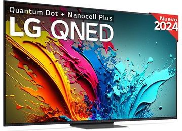 LG - 86QNED86T6A - 86 Inch 4K QNED Smart TV - Zwart - LED