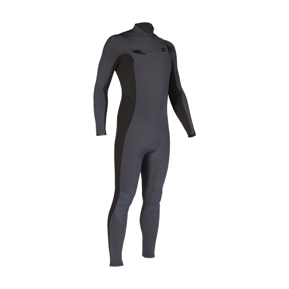 Billabong ABSOLUTE CHEST ZIP - Combinaison intégrale 3/2mm Homme graphite