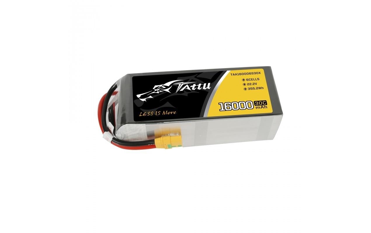 RC-Akku LiPo 16000 mAh 22.2 V 30C<br>Softcase 6S LiPo-Akku mit XT90-S Stecker