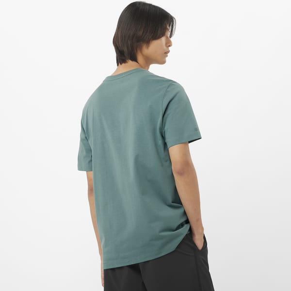 T-shirt SALOMON BIG LOGO TEE NORTH ATLANTIC