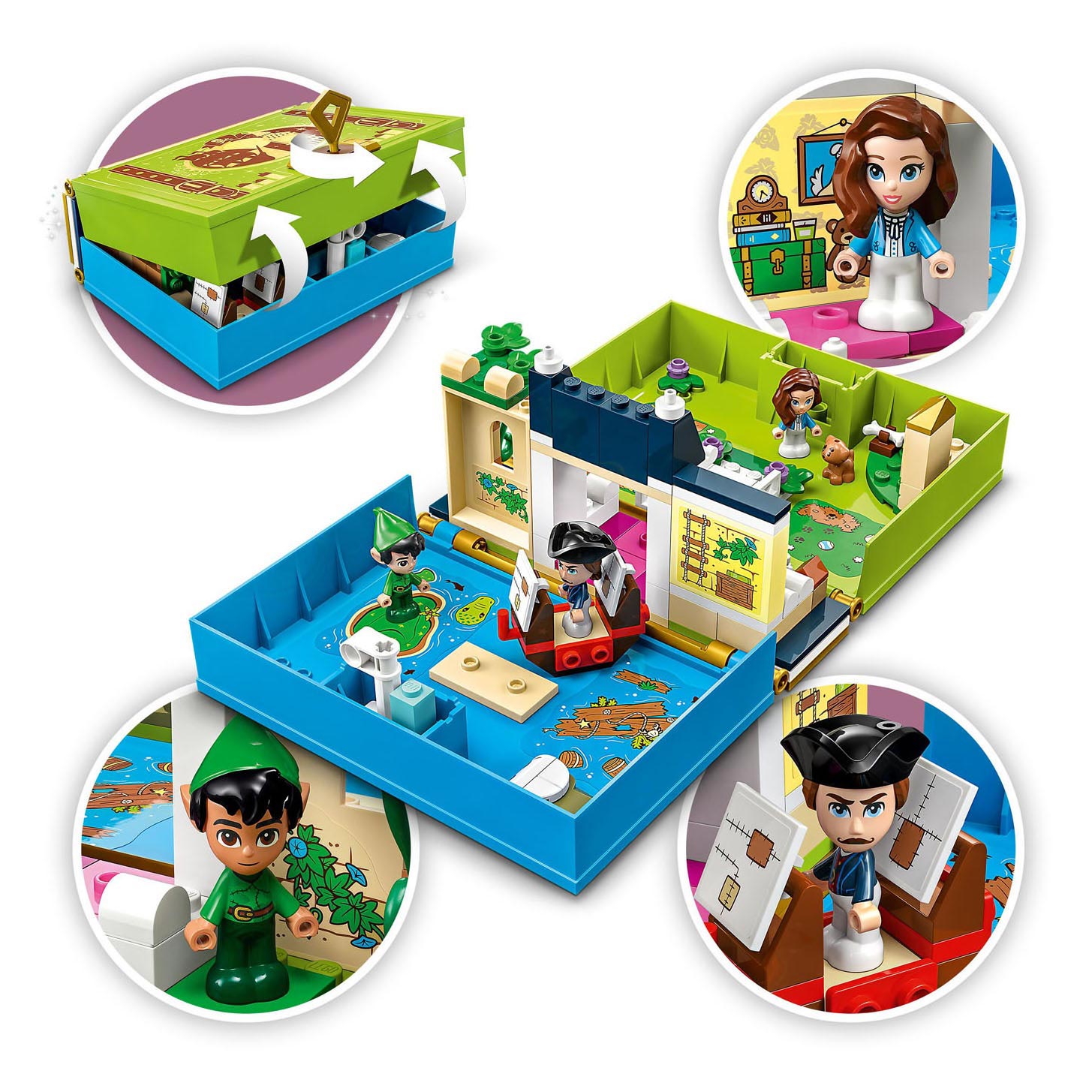 LEGO Disney Peter Pan & Wendy's Verhalenboekavontuur Set