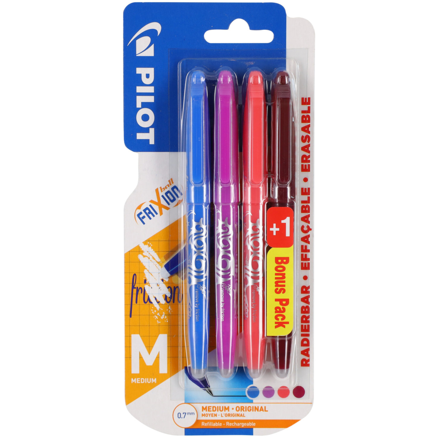 Pilot Frixion Tintenroller fancy 3+1