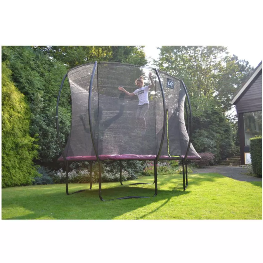 EXIT Silhouette Trampolin 244 x 366 cm, schwarz