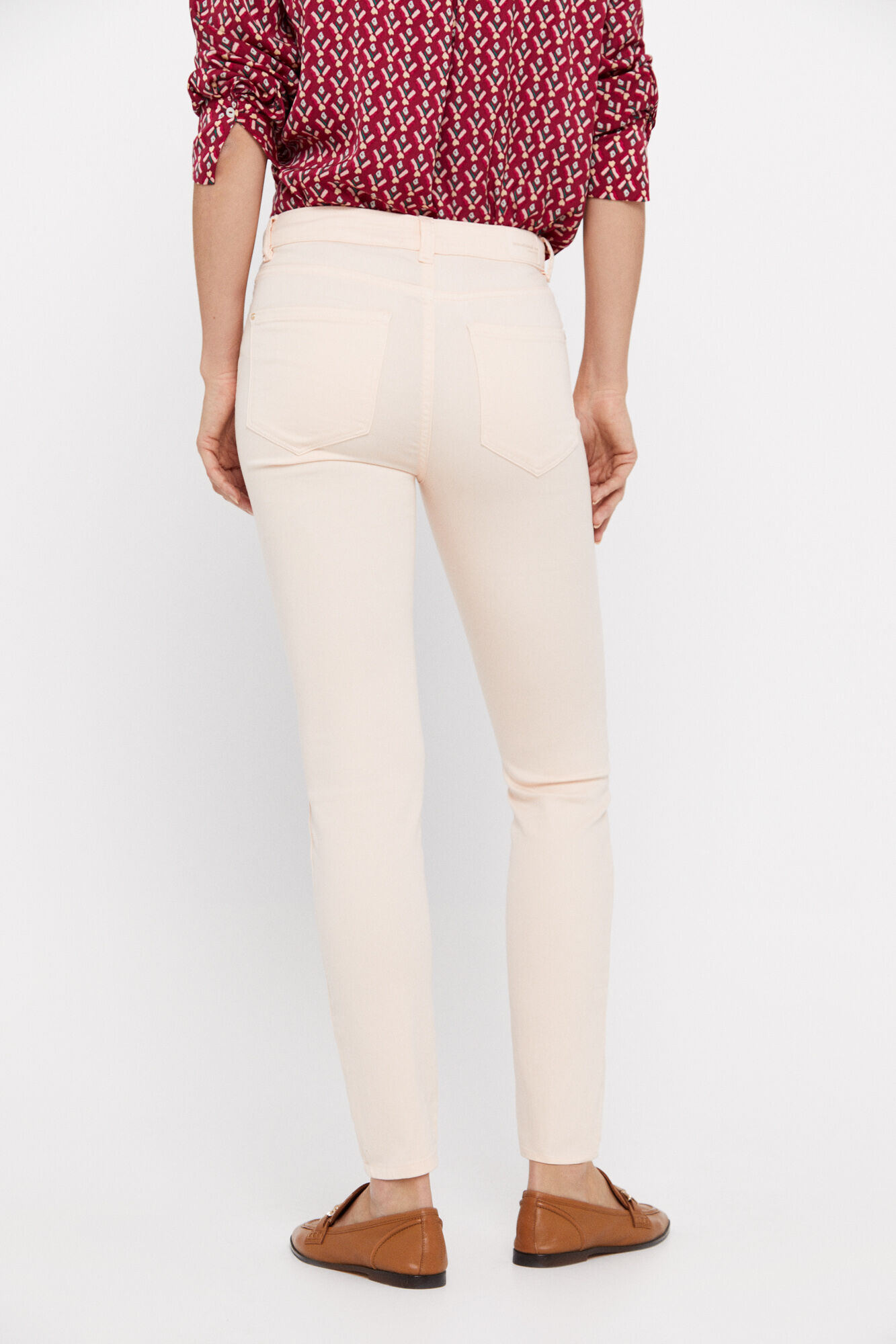 Calça jeans modeladora Sensational Fit - Rosa